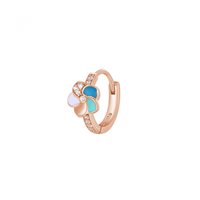 Mono orecchino Rosato Donna in Argento Zircone RZAL004 - RZAL004